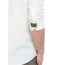 EVOQ Men's Plain Olive Green Cuff Bands