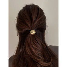 OOMPH Women Gold Round Ball Rubber Band