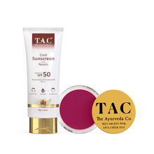 TAC - The Ayurveda Co. Sunscreen SPF 50 Pa++++ & Beet Lip and Cheek Tintshea Butter Lip Stain