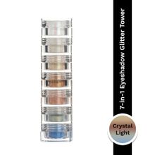 PAC Pigment Tower Crystal Light - 7 in 1 Loose Glitter Eyeshadow, High Impact Payoff, Non Chunky