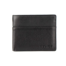 Police Yonne Bi Fold Coin Black Leather Men Wallet