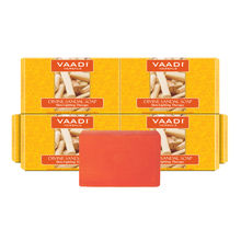 Vaadi Herbals Super Value Pack Of 6 Divine Sandal Soaps With Saffron