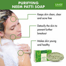 Vaadi Herbals Super Value Pack Of 6 Purifying Neem - Patti Soaps With Pure Neem Leaves