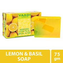 Vaadi Herbals Refreshing Lemon And Basil Soap