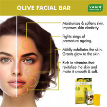 Vaadi Herbals Super Value Pack Of 6 Olive Facial Bar With Cane Sugar Extract