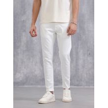 WROGN Solid Skinny Crop White Jeans