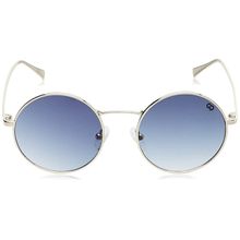 Gio Collection UV Protected Round Women Sunglasses - Silver Frame