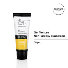 Deconstruct Lightweight Gel Sunscreen For Oily Skin - SPF 55+ PA+++, Non-Greasy