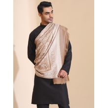 Zamour Kashmiri Woven Ethnic Jaal Shawl