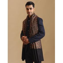 Zamour Woven Ethnic Jaal Pattern Shawl for Men