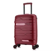 Nasher Miles Paris Hard-Sided Polypropylene Maroon Trolley Bag