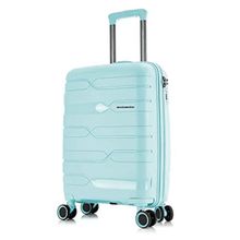 Nasher Miles Paris Hard-Sided Polypropylene Pastel Green Trolley Bag