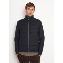 Bruun & Stengade Men Solid High Neck Full Sleeves Jacket