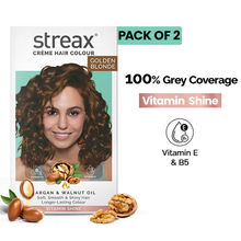 Streax Hair Colour - Golden Blonde 7.3 Pack Of 2
