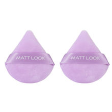 Matt look Pizza Clouds Powder Mauve Puff - Pack Of 2