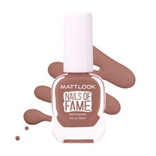 Matt look Nails Of Fame Nail Enamel - Mauve Mocha