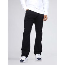 Lee Men Black Trenton Boot Cut Fit Mid Rise No Fade Jeans