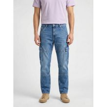Lee Men Blue Mick Straight Fit Mid Rise Heavy Fade Jeans