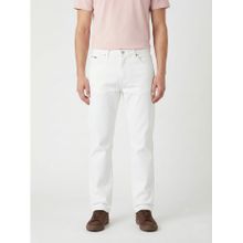 Wrangler Men White Millard Regular Fit Mid Rise Jeans