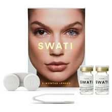 Swati Cosmetics Coloured Contact Lenses Pearl 6 months Power -1.00