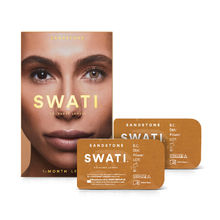 Swati Cosmetics Coloured Contact Lenses Sandstone 1 month Power -2.00