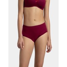 Jockey SW05 Women Super Combed Cotton Elastane Stretch Period Panty - Beet Red