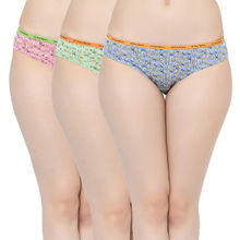 Groversons Paris Beauty Outer Elastic Bikini Assorted Panties (PO3) - Multi-Color