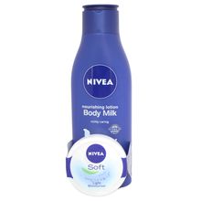 NIVEA Nourishing Body Milk With Almond Oil Body Lotion + Fre...