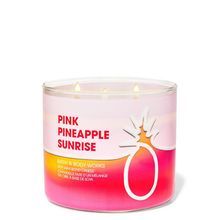 Bath & Body Works Pink Pineapple Sunrise 3-Wick Candle