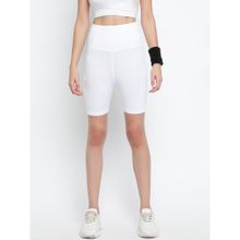 Wear Jukebox Women White Desire High Rise Shorts