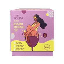 PINQ Polka Premium Reusable Menstrual Cup Size - S
