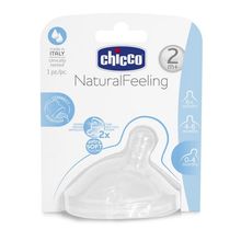 Chicco Natural Feeling Medium Flow Teat (2M+)