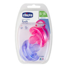 Chicco Soother Physio Soft Girl Sil 6-16M