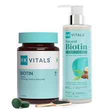 HealthKart HK Vitals Biotin Tablets & Biotin Conditioner Combo