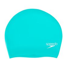 Speedo Female Long Hair Swimcap - Blue (Free Size)