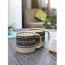 MIAH Decor Studio Pottery Ceramic Glazed Coffee Mugs Cum Serving Tea Cups Set, Set Of 4, Mustard