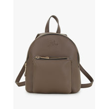 Yelloe Small & Stylish Brown Backpack