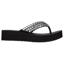 SKECHERS VINYASA - LOVELY OASIS Black Sandals