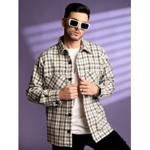 CHKOKKO White Dlanxa Men Shacket