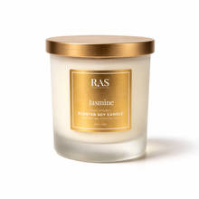 RAS Luxury Oils Jasmine Hand Poured Scented Soy Candle With Natural Essential Oils