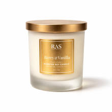 RAS Luxury Oils Berry Vanilla Hand Poured Scented Soy Candle With Natural Essential Oils