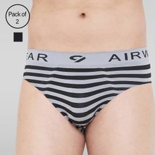 C9 Airwear Mens Briefs Grey and Black (Set of 2)