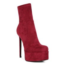 London Rag Solid Burgundy Casual Boots