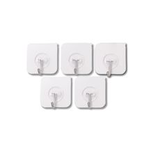 Kuber Industries Hooks For Wall Abs Durable & Rust-Proof (Pack of 5)