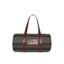 KLEIO Unisex Fabric Jacquard Spacious Weekender Travel Gym Multi-Color Duffle Bag (HO7002KL-JM1)
