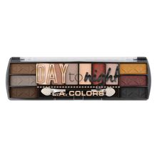 L.A. Colors Day To Night 12 Color Eyeshadow - Sundown