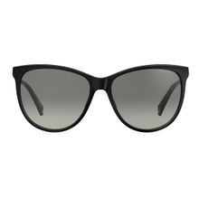 Polaroid Grey Shaded Polarized Acetate UV Protection Full Rim Cat-Eye Sunglasses (57)
