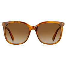 Kate Spade Brown Shaded Polarized Plastic UV Protection Full Rim Wayfarers Sunglasses (54)