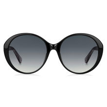 Kate Spade Dark Grey Shaded Plastic UV Protection Full Rim Round Frames Sunglasses (58)