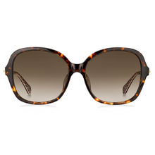 Kate Spade Brown Shaded Plastic UV Protection Full Rim Wayfarers Sunglasses (57)